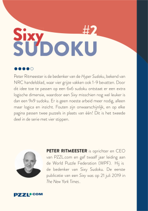 Sixy Sudoku ●●●● #2 - Afbeelding 2