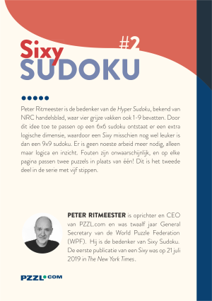 Sixy Sudoku ●●●●● #2 - Afbeelding 2